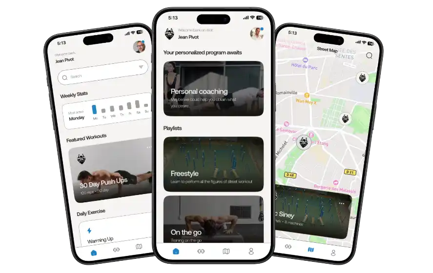 Wolf's App sur écran mobile